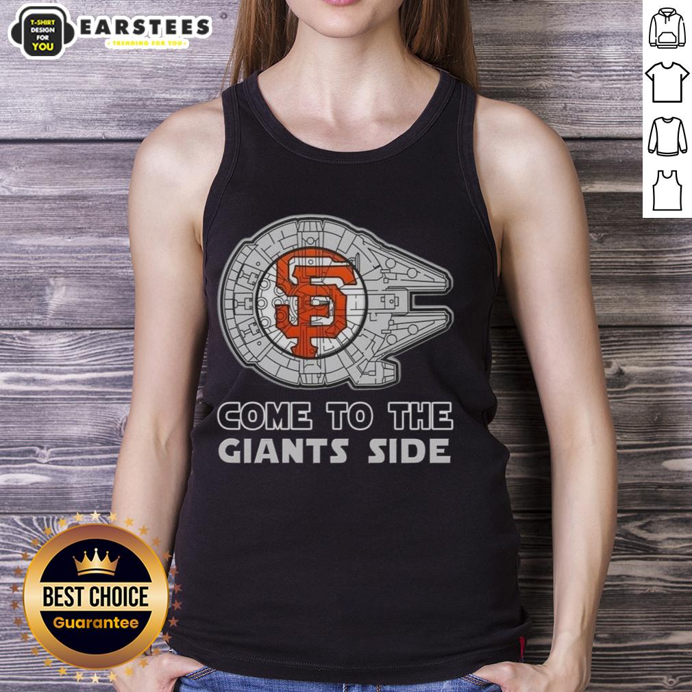 Good Star Wars Come To The San Francisco Giants Side T-Shirt - Image 4