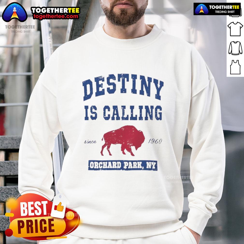 Top Buffalo Bills Destiny Is Calling Orchard Park NY T-Shirt - Image 5