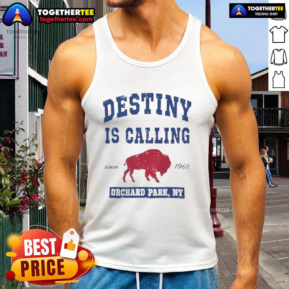 Top Buffalo Bills Destiny Is Calling Orchard Park NY T-Shirt - Image 4