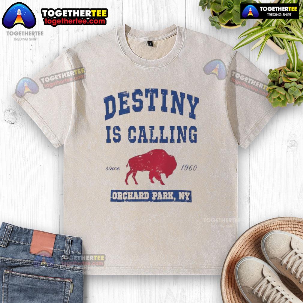 Top Buffalo Bills Destiny Is Calling Orchard Park NY T-Shirt - Image 6