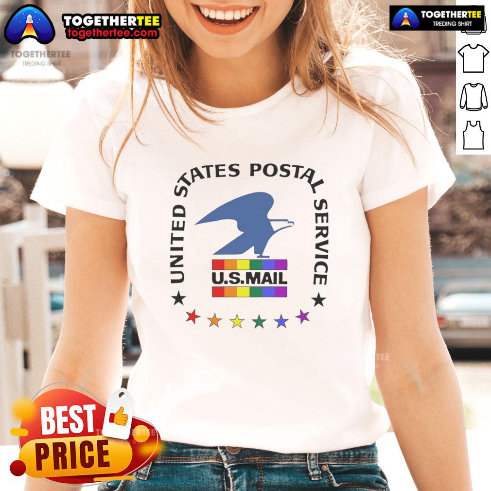 Top United States Postal Service U.S.Mail LGBT T-Shirt - Image 3