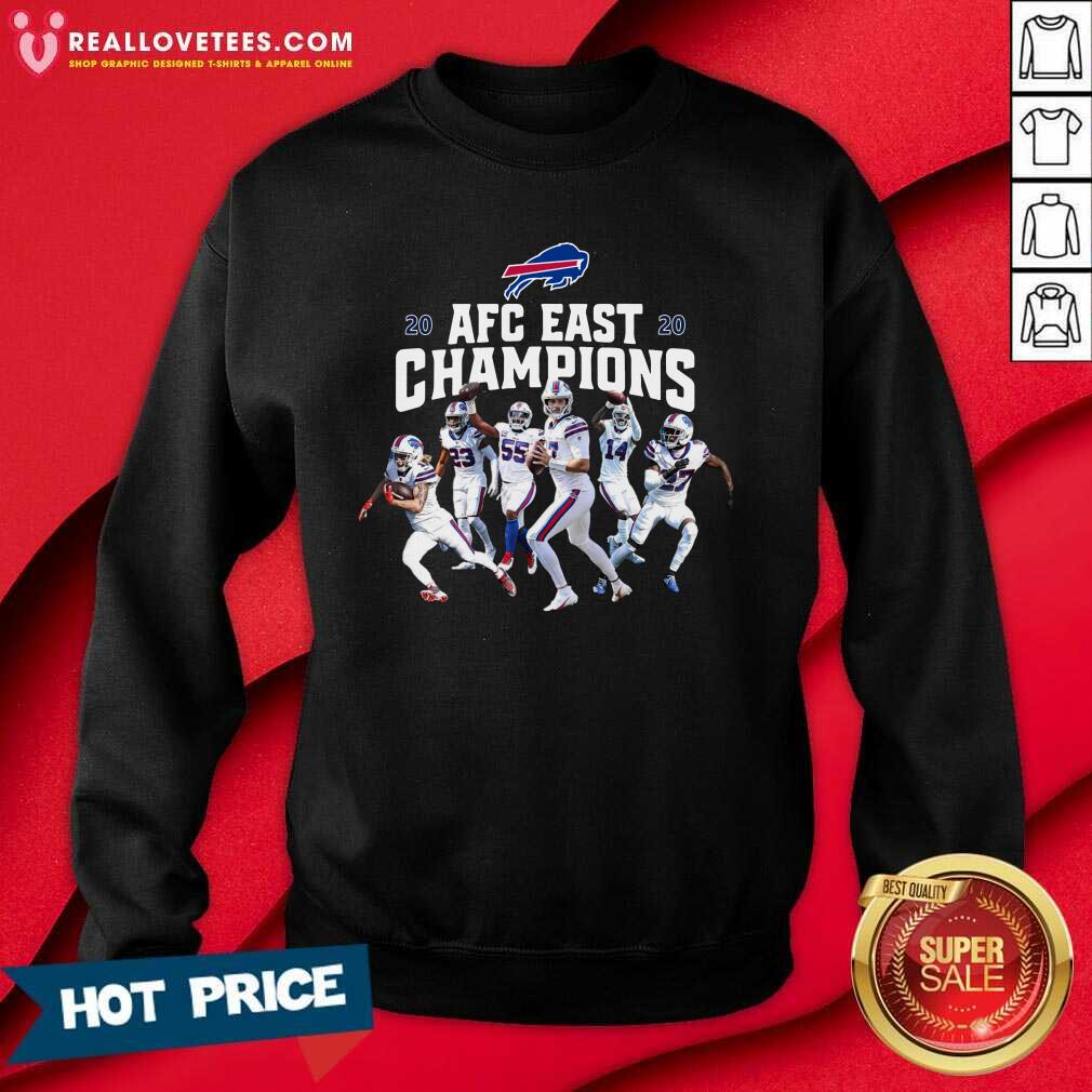 Cool Buffalo Bills Players 2020 AFC East Champions Shirt - Image 3