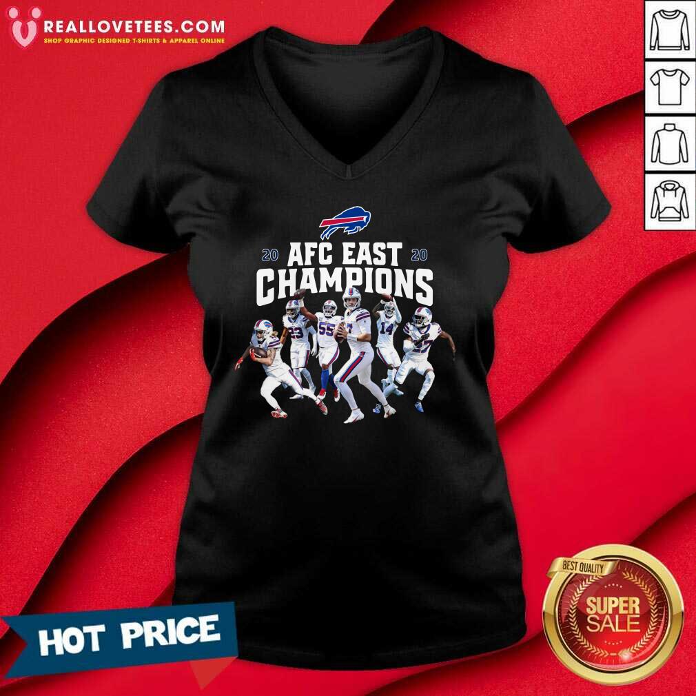 Cool Buffalo Bills Players 2020 AFC East Champions Shirt - Image 5