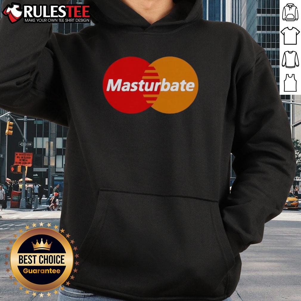 Funny MasterBate Mastercard Logo Parody T-Shirt - Image 2