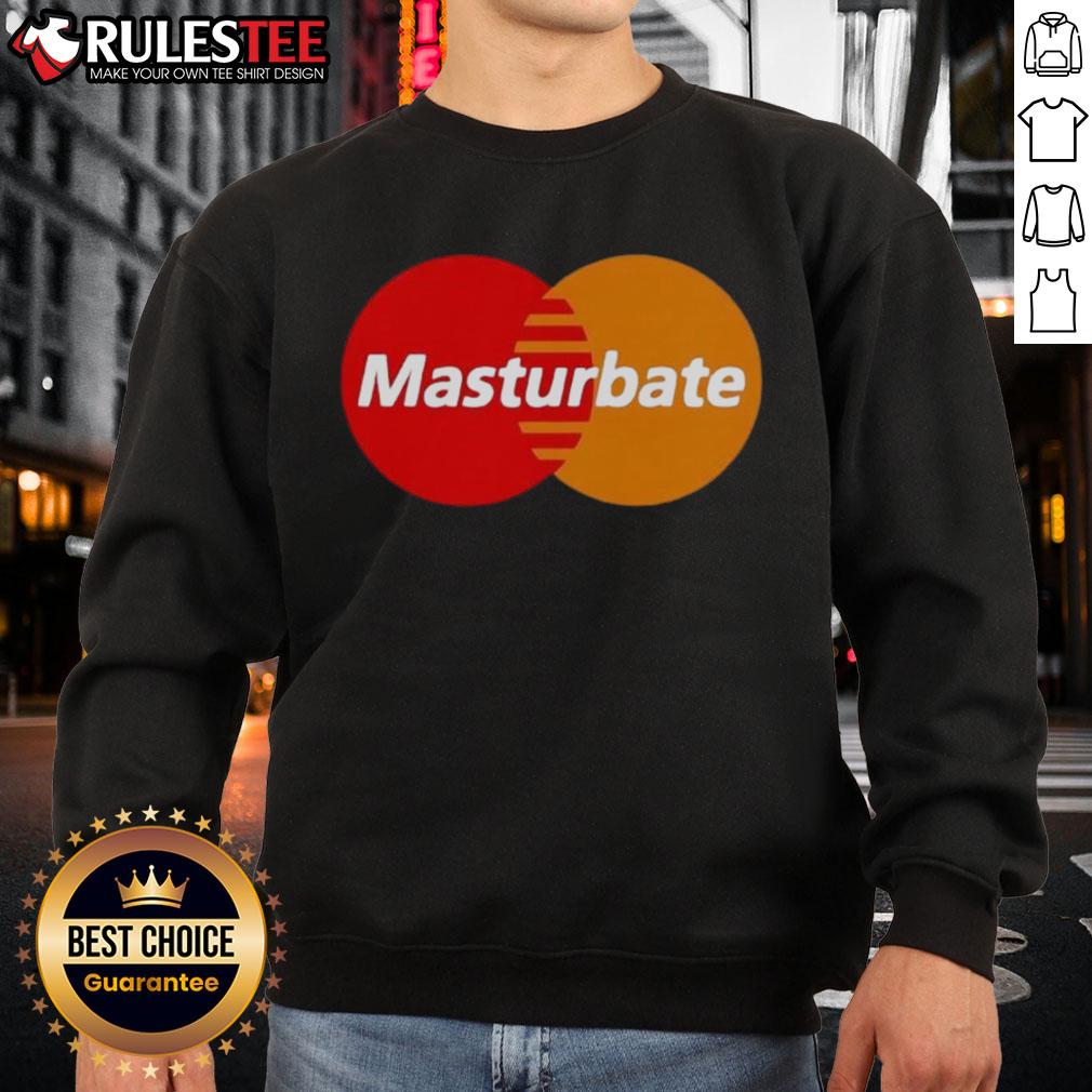 Funny MasterBate Mastercard Logo Parody T-Shirt - Image 5