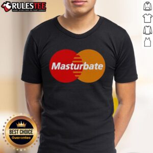 Funny MasterBate Mastercard Logo Parody T-Shirt