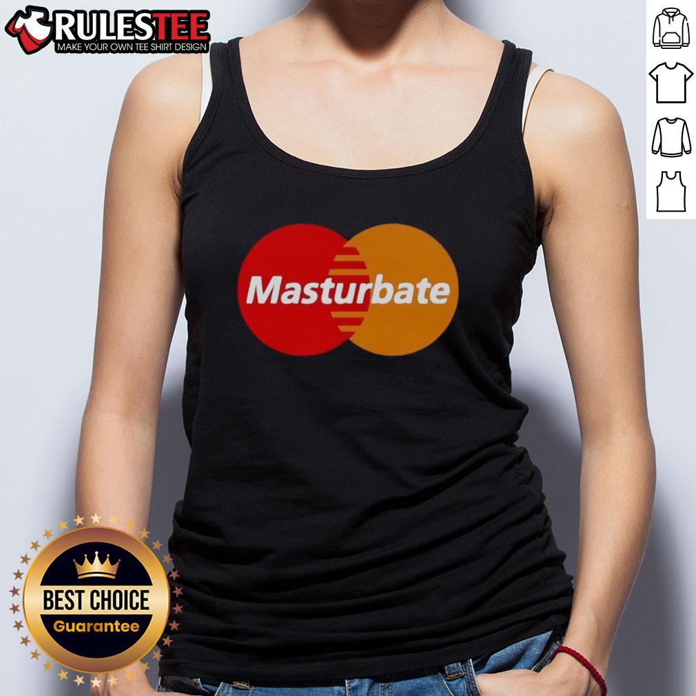 Funny MasterBate Mastercard Logo Parody T-Shirt - Image 4