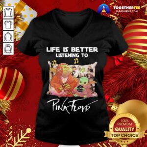 Alternative view of Great Master Yoda And Baby Yoda Life Is Better Listening To Pink Floyd Shirt