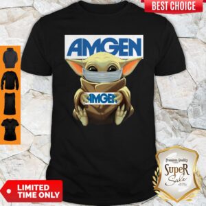 Perfect Baby Yoda Face Mask Hug Amgen Shirt