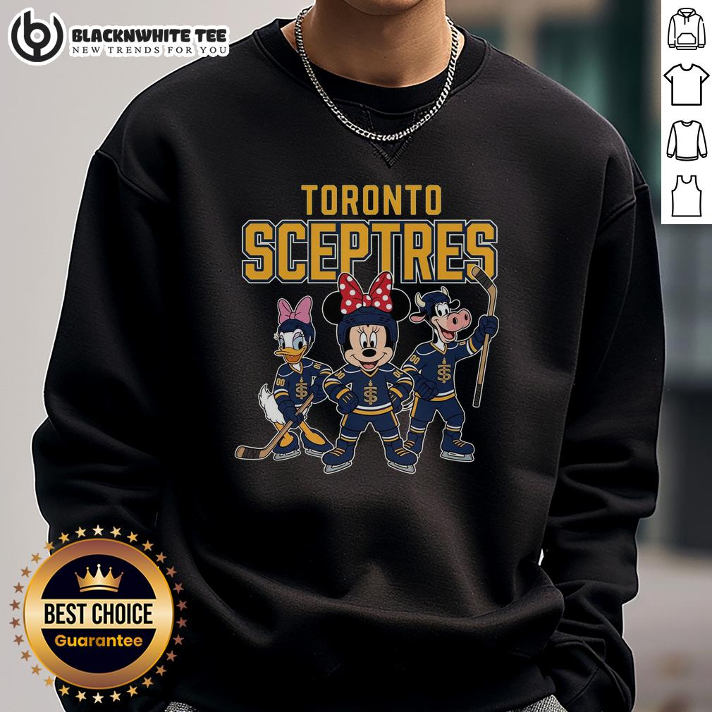 Awesome Toronto Scepters Cartoon Team Ice Hockey T-Shirt - Image 5