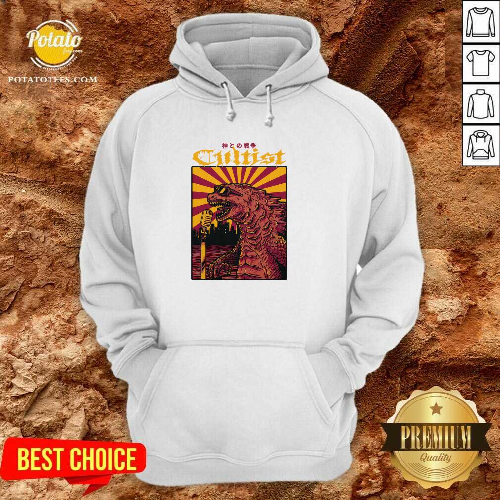 Cultist War With God Godzilla T-shirt - Image 4