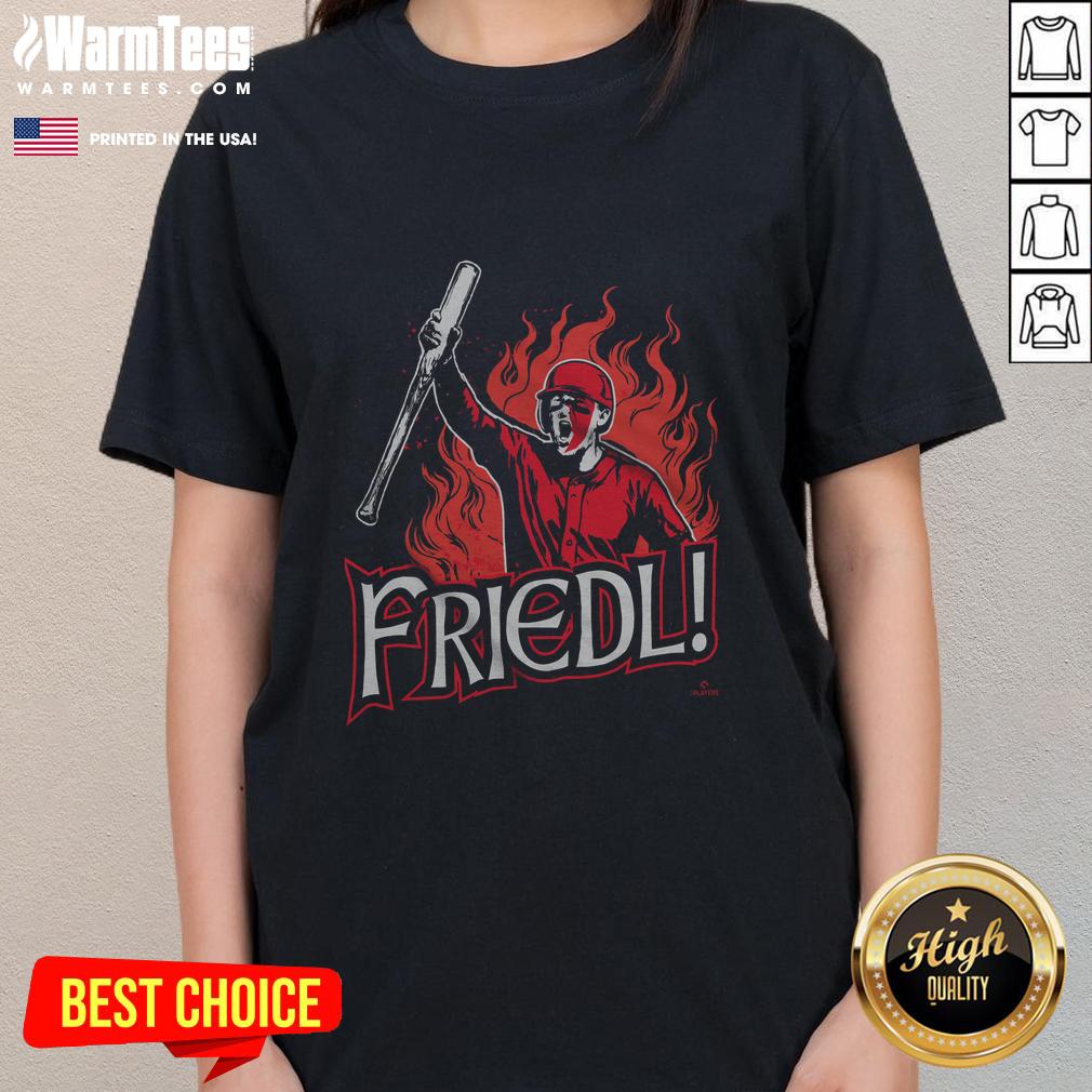 Good Tj Friedl! Battle Cry T-Shirt - Image 3
