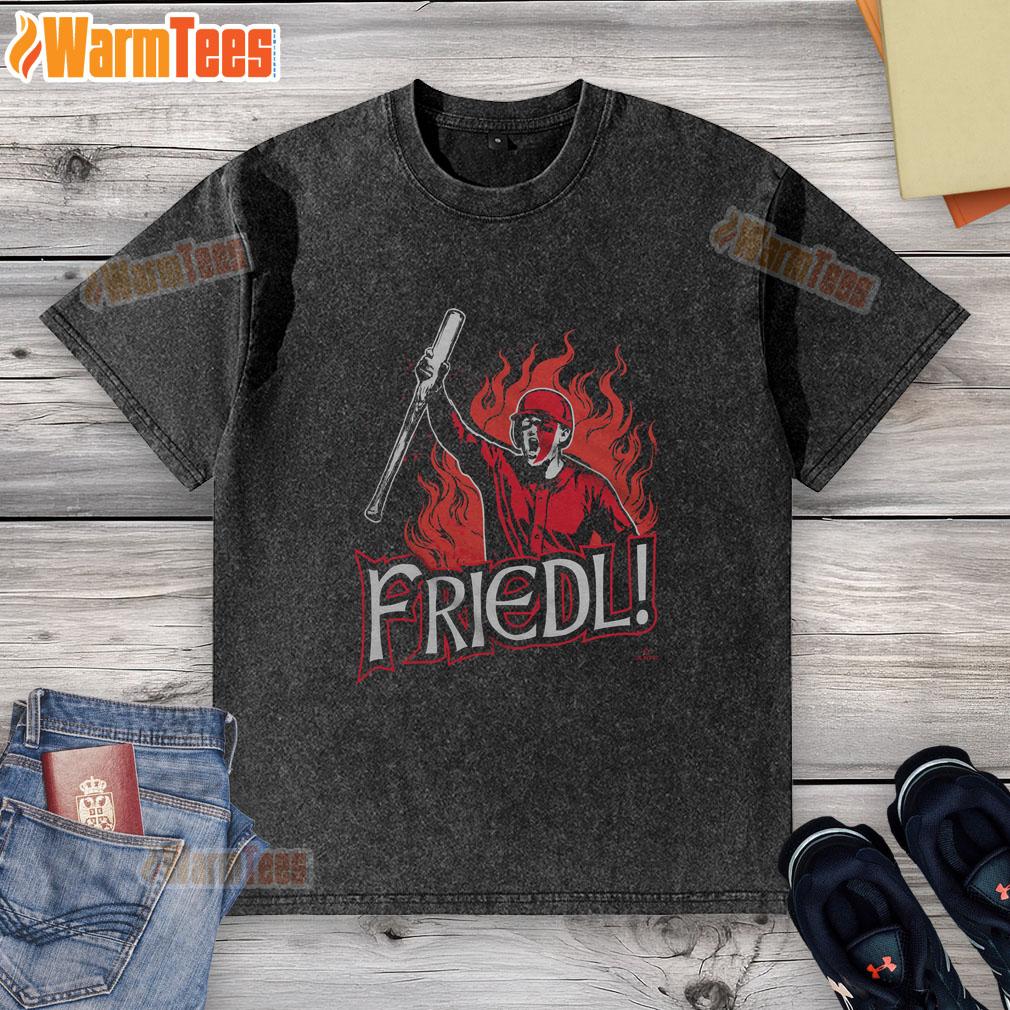 Good Tj Friedl! Battle Cry T-Shirt - Image 6