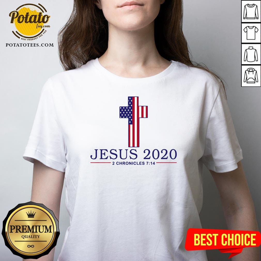Top Jesus 2020 2 Chronicles 714 Shirt - Image 2