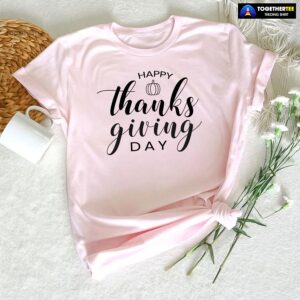 Happy Thanksgiving Day Pumpkin Fall Vibes T-Shirt