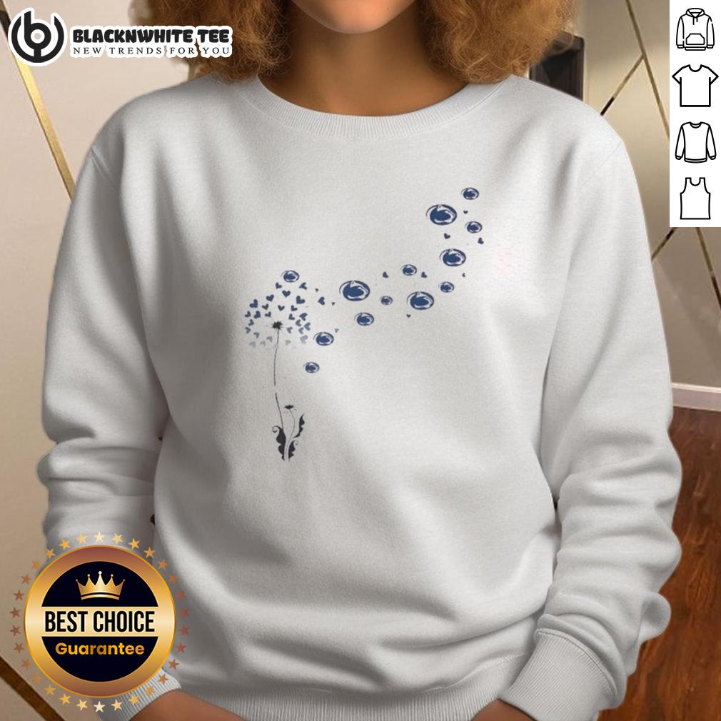 Top Dandelion Flower Penn State Nittany Lions Football Logo T-Shirt - Image 5