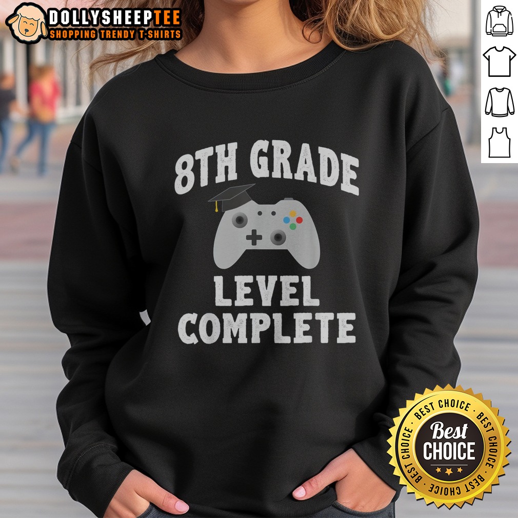 Pretty 8th Grade Level Complete Shirt - Image 4
