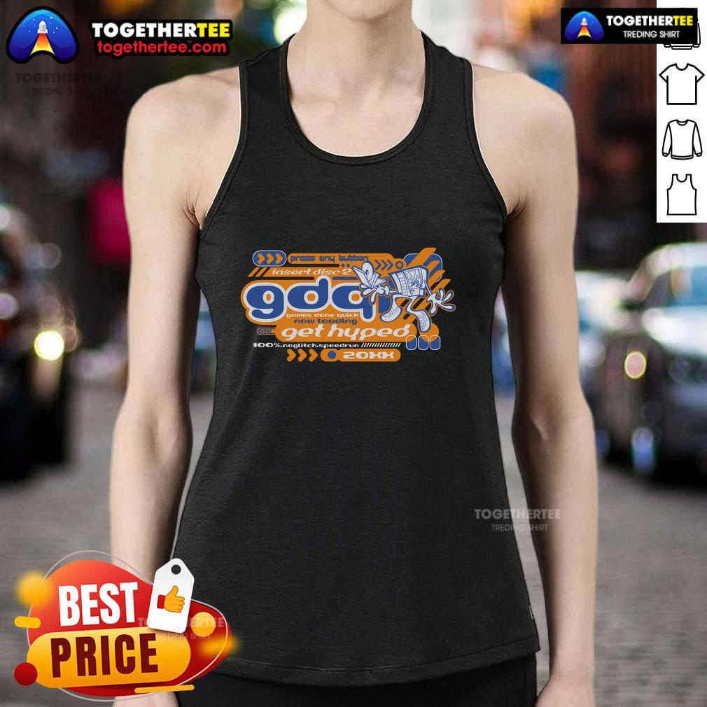 Premium Gdq Games Done Quick Now Loading Get Hyped No Glitch Speedrun T-Shirt - Image 4