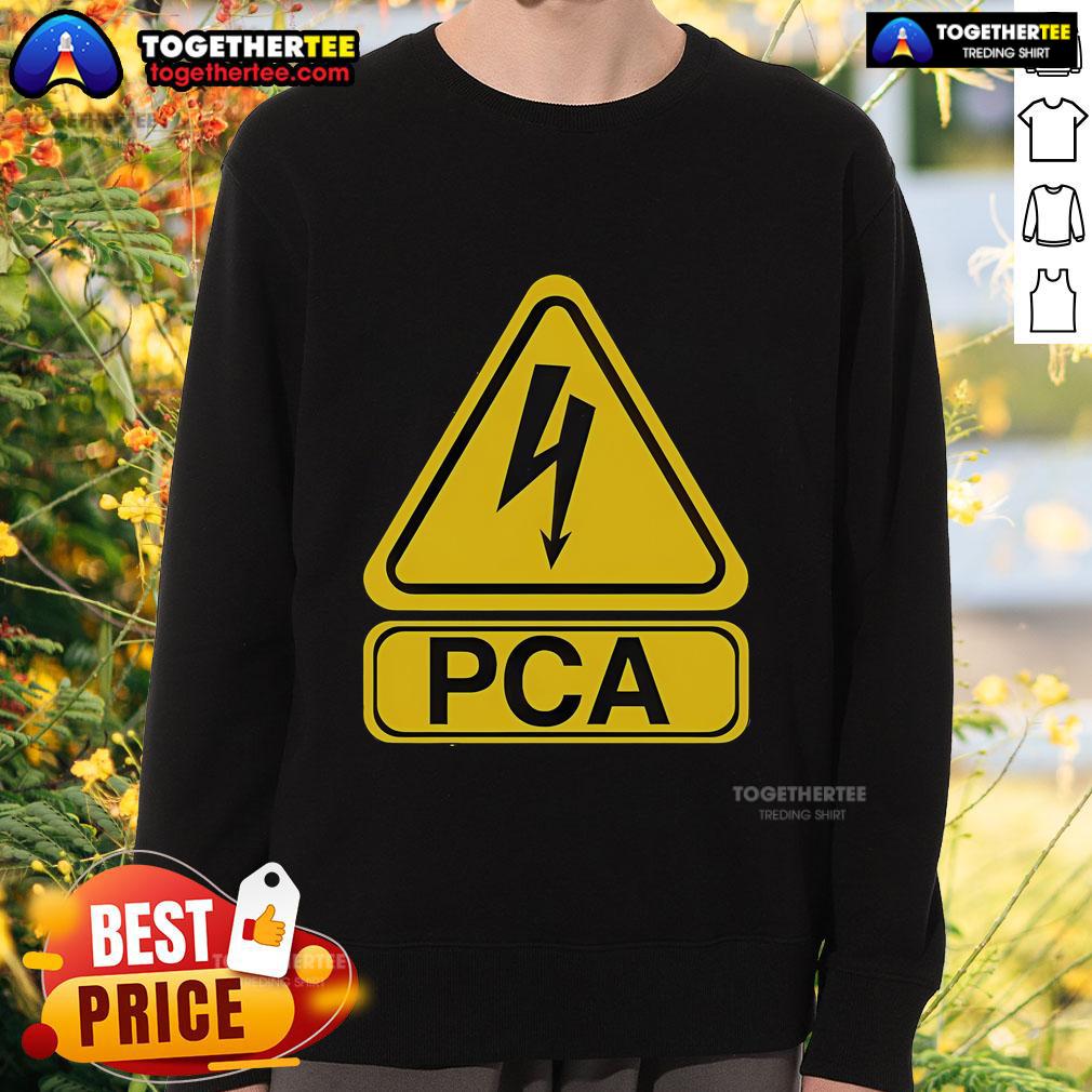Top Pete Crow-Armstrong PCA Electric Sign T-Shirt - Image 5