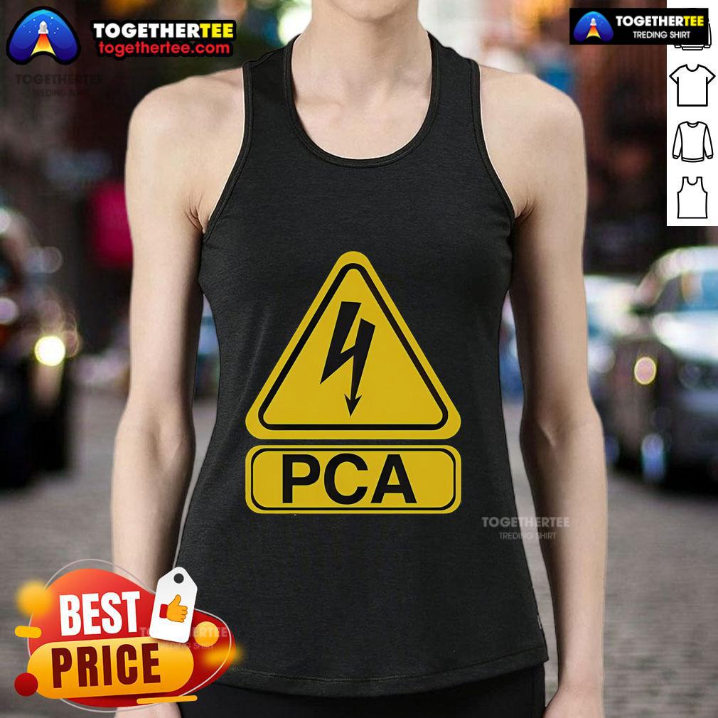 Top Pete Crow-Armstrong PCA Electric Sign T-Shirt - Image 4