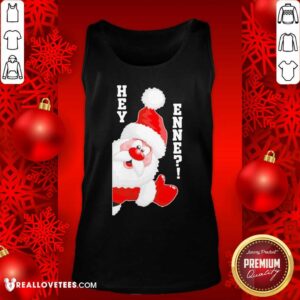 Alternative view of Cool Santa Claus Hey Enne Christmas Shirt