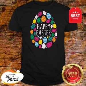 Cute Happy Easter Day Colorful Eggs Shirt