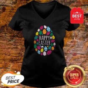 Alternative view of Cute Happy Easter Day Colorful Eggs Shirt
