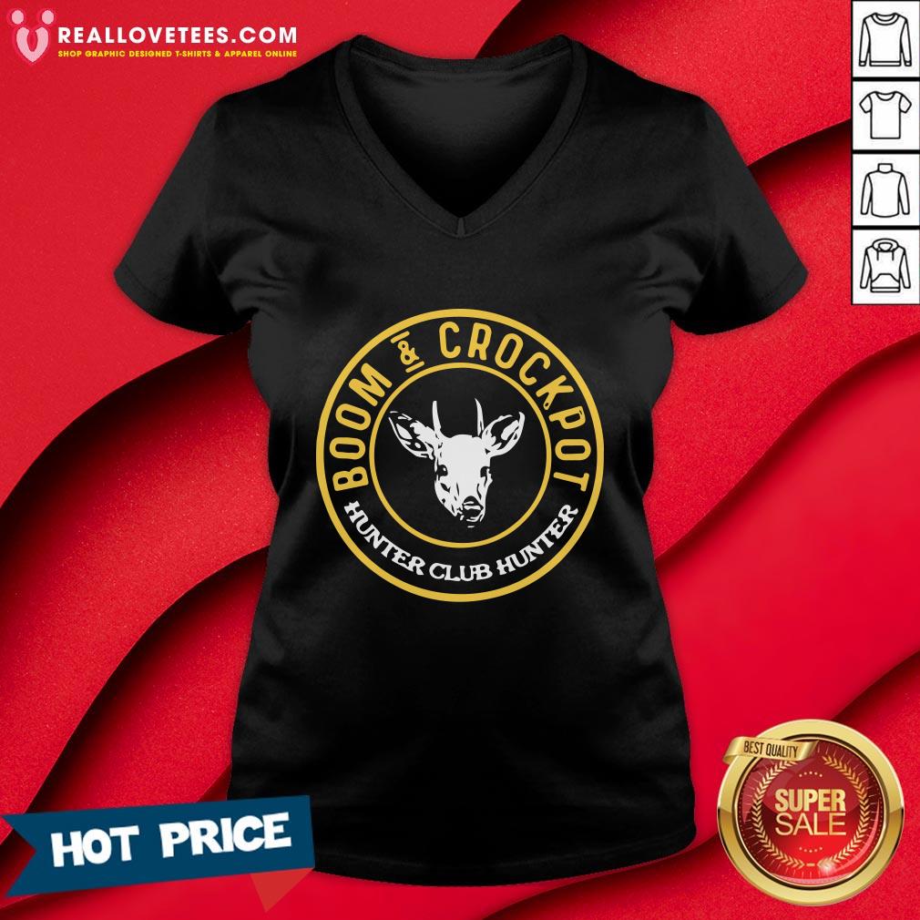 Cute Boom And Crockpot Hunter Club Hunter Shirt - Image 5