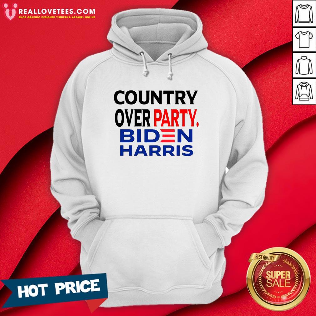 Cool Country Over Party Biden Black Red Blue Election Shirt - Image 4