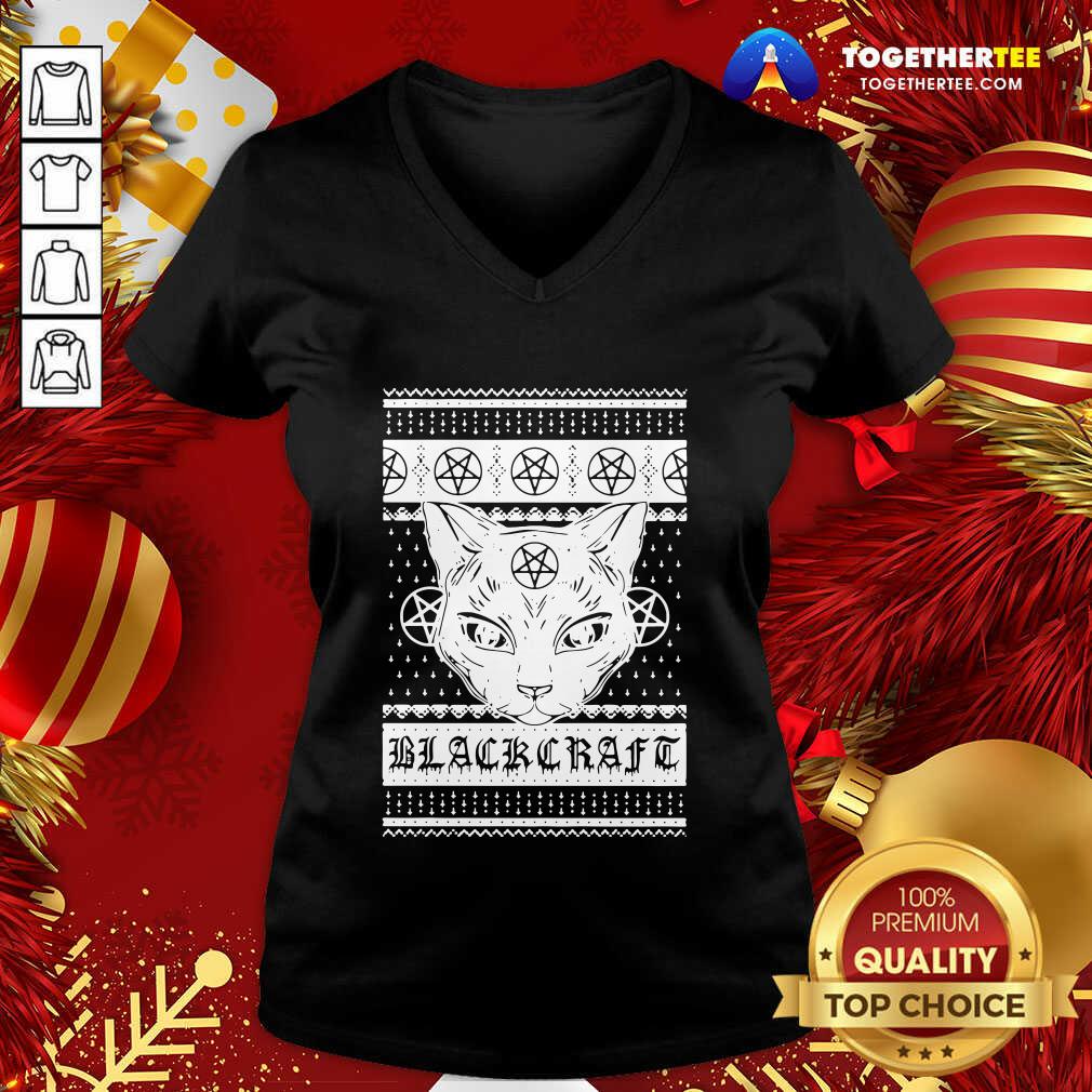 Premium Cat Craft Ugly Christmas Shirt - Image 2