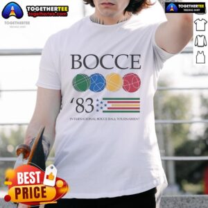 Official Bocce '83 International Bocce Ball Tournament T-Shirt