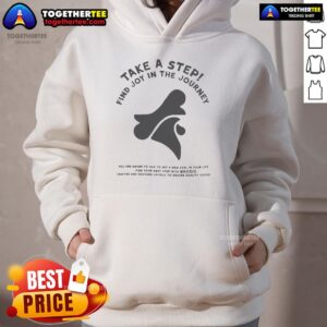 Alternative view of Official Brodo Take A Step Find Joy In The Journey T-Shirt
