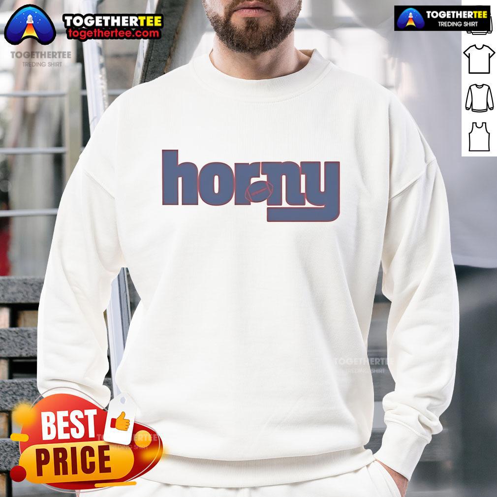 Official New York Giants Horny T-Shirt - Image 5
