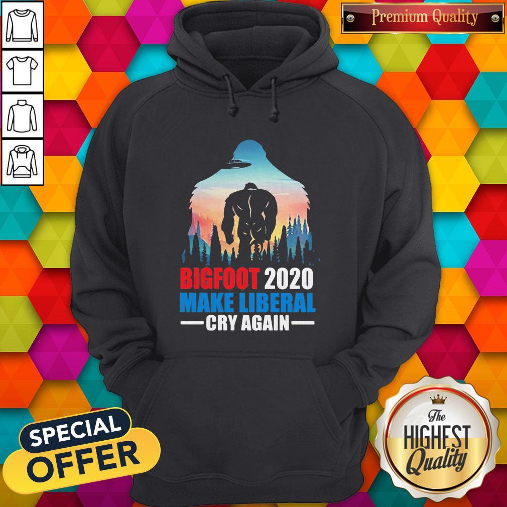 Bigfoot 2020 Make Liberal Cry Again Alien Shirt - Image 2