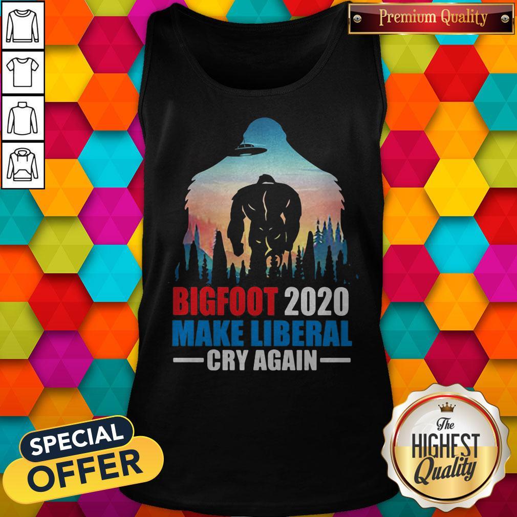 Bigfoot 2020 Make Liberal Cry Again Alien Shirt - Image 4