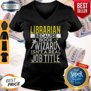 Alternative view of Nice Librarian Because Book Wizard Isnt A Real Job Title Shirt