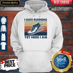 Alternative view of Perfect I Hate Running Yet Here I Am Vintage Shirt