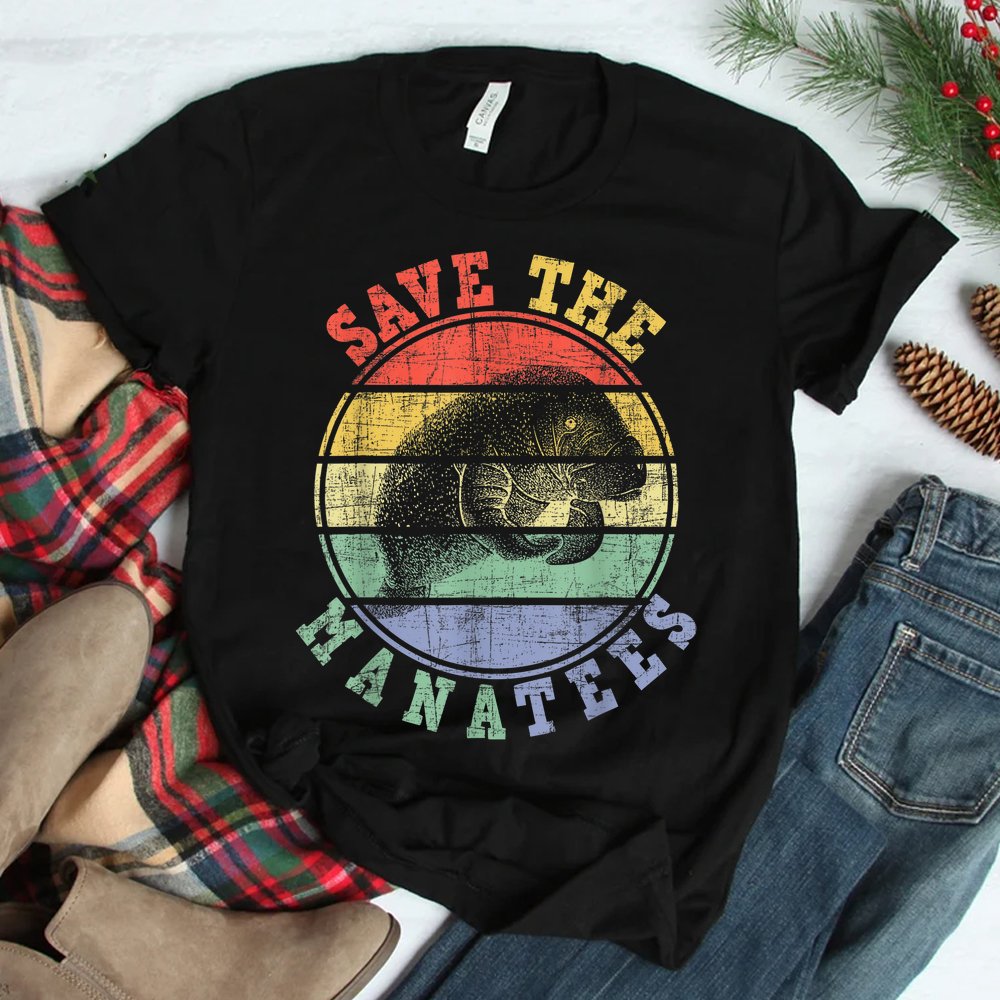 Save The Manatees Manatee Lover Zookeeper Marine Biologist Shirt