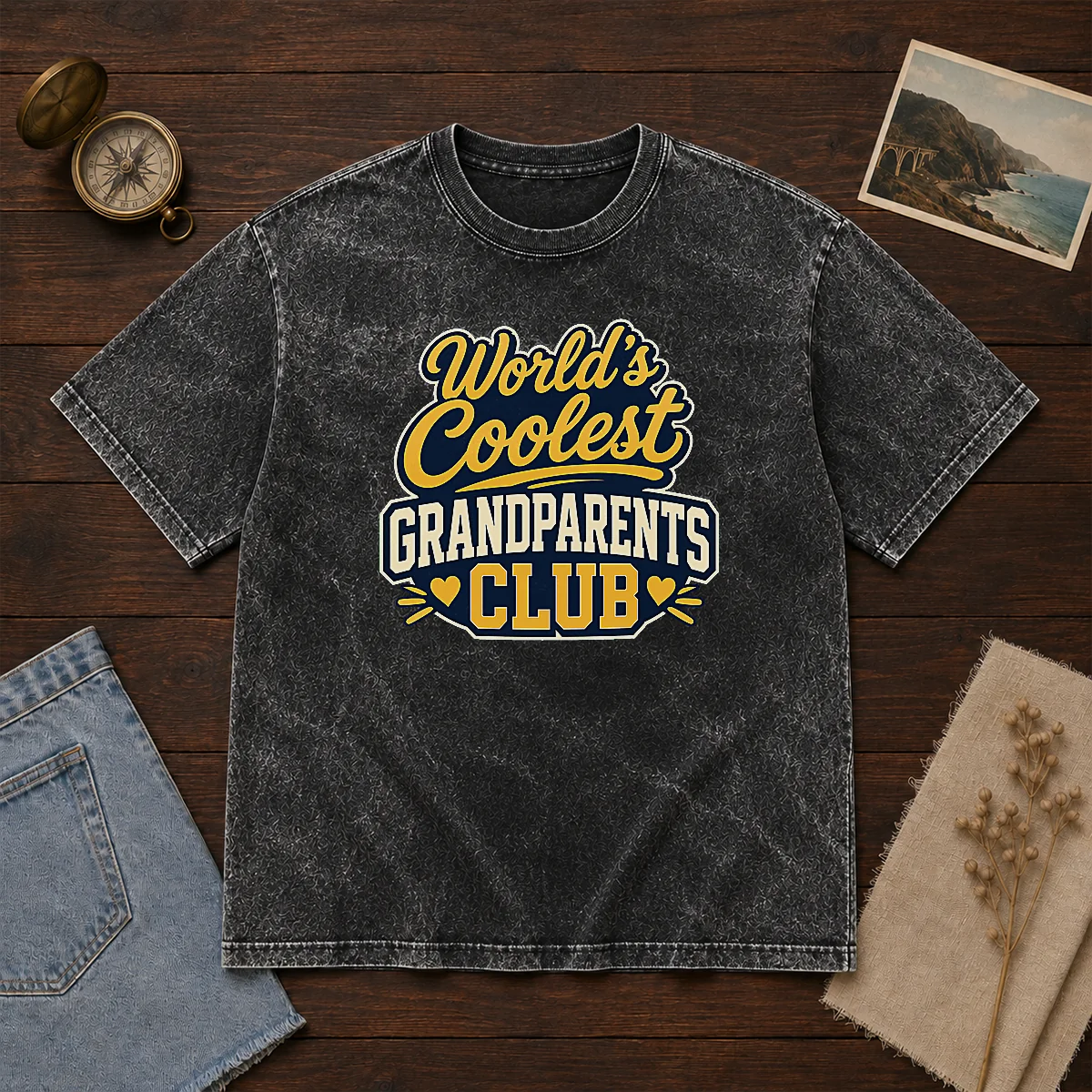 Awesome Grandparents Day Worlds Coolest Club Vector Shirt - Image 8