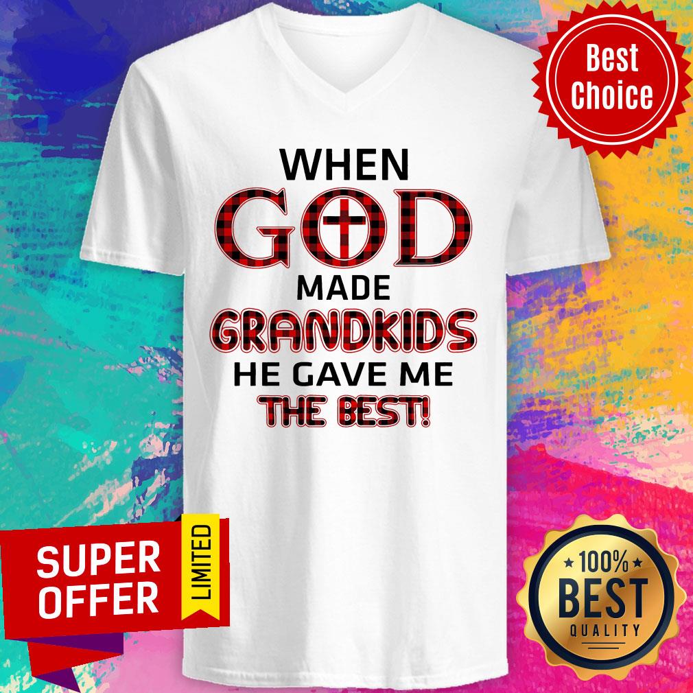 When God Made Grandkid He Gave Me The Best Shirt - Image 2