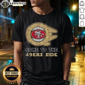 Awesome Star Wars Come To The San Francisco 49ers Side T-Shirt