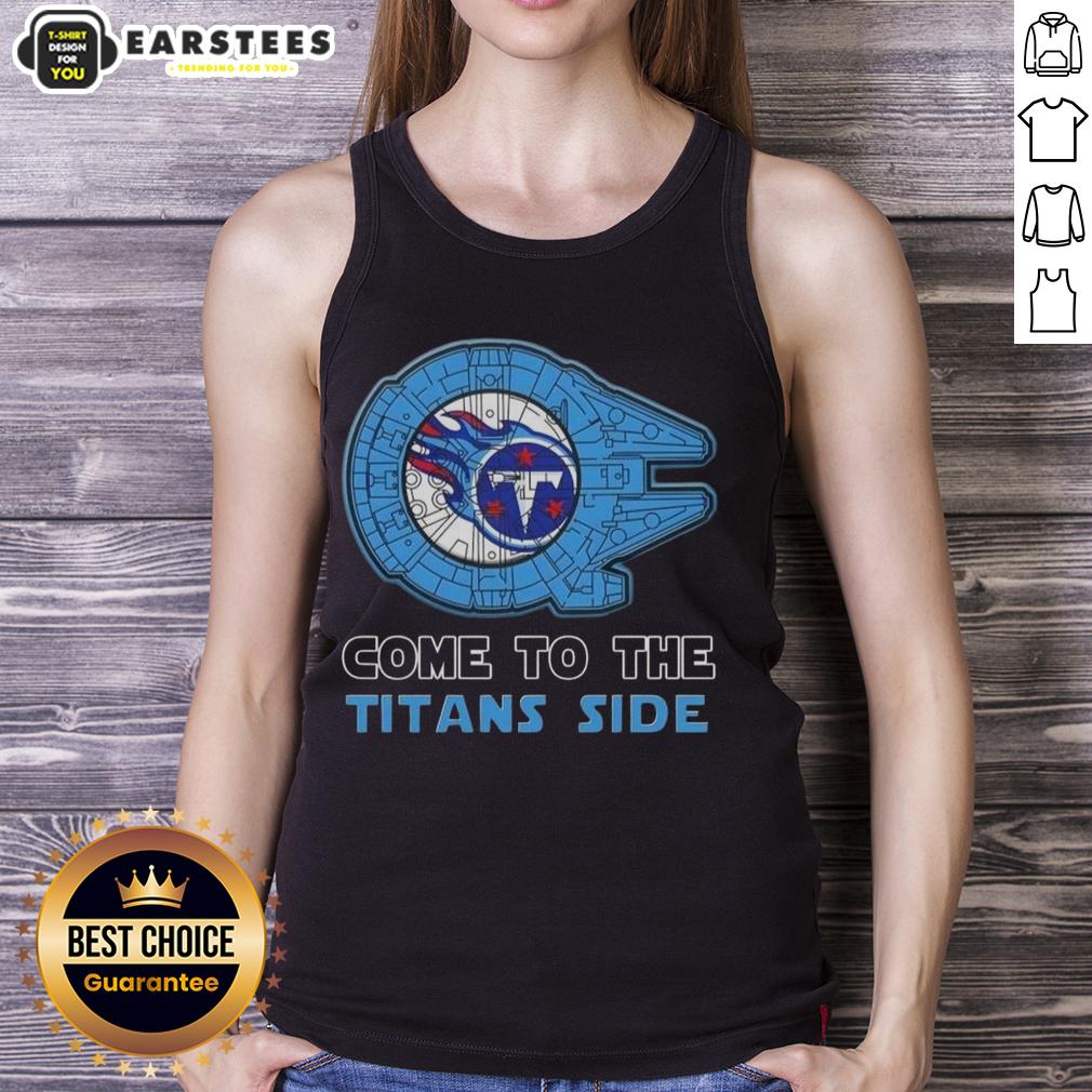 Awesome Star Wars Come To The Tennessee Titans Side T-Shirt - Image 4