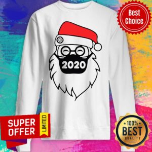 Alternative view of Funny Santa Wearing Mask 2020 Christmas Shirt
