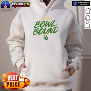 Alternative view of Awesome Oregon Ducks Bowl Bound 2025 T-Shirt