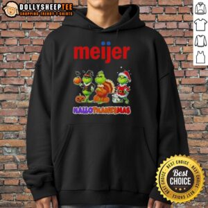 Alternative view of Good Meijer X Grinch Cosplay Happy HalloThanksMas T-Shirt