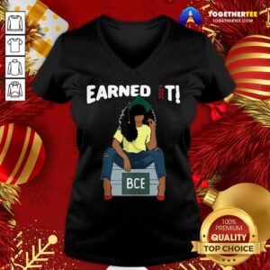 Alternative view of Nice Earned It Bachelor Of Civil Engineering Bce Black Graduate Shirt