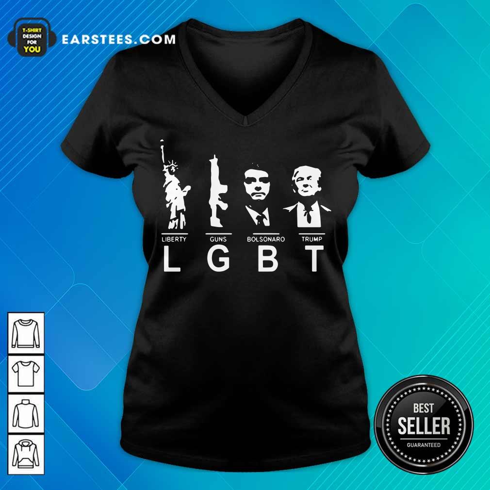 Top Liberty Guns Bolsonaro Trump LGBT Shirt - Image 5