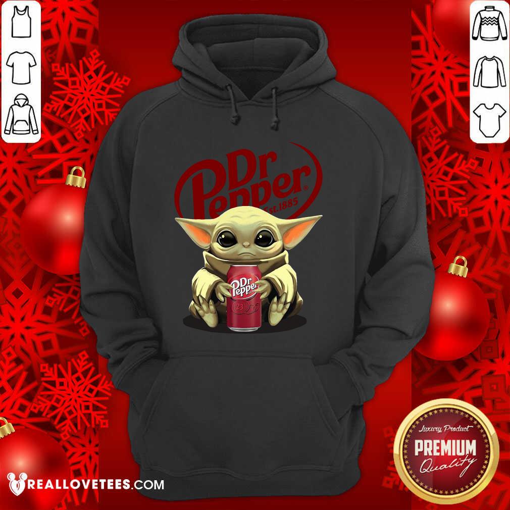 Lovely Baby Yoda Hugs Dr Pepper Shirt - Image 3