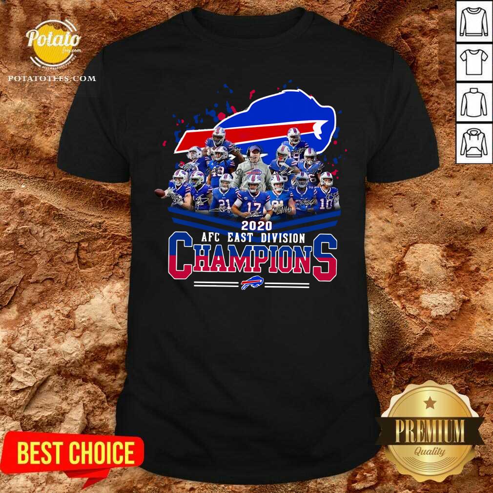 Premium Buffalo Bills 2020 AFC East Division Champions Shirt