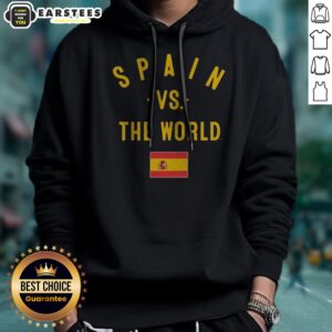 Alternative view of Funny Spain Vs The World FIFA World Cup 2026 Having Flag Shirt